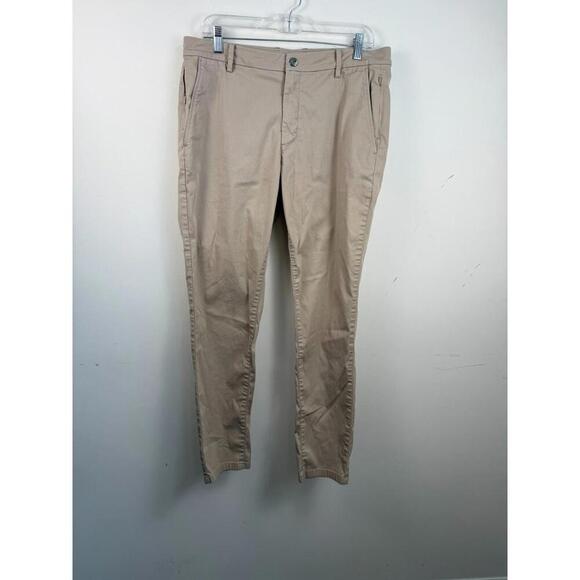Birddogs Jeff Pesos Khaki Pants Mens 34/31 Lined Beige Performance Stretch Golf - Picture 1 of 5